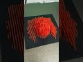 3D printed Lion head layered #3dprinting #shorts #shortsfeed #ytshorts #viral #trending #illusion
