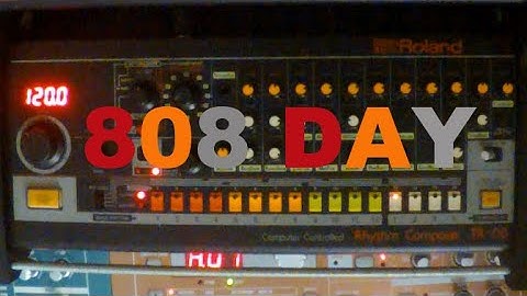 Roland TR-08 - Live 808 Day Jam - 2021-08-08