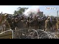 Farmers Protest: Dramatic Video Of Cops Tear-Gassing Farmers At Delhi-Haryana Border