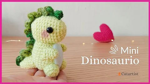 Adorable Mini Dinosaur Crochet Tutorial! 🦖❤️