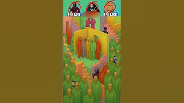 Find odd Squid game 2  #김프로 #유백합