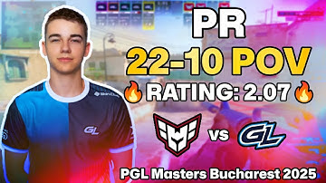 PR 22-10 POV vs HEROIC (Dust2) | QUARTER FINAL PGL Masters Bucharest 2025