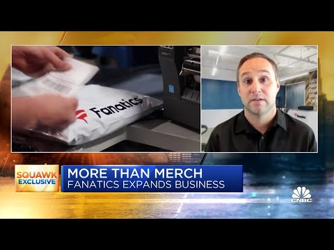 Fanatics CEO on expanding merchandising business into media, betting