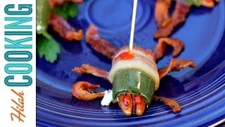 How to Make Jalapeño Poppers for Halloween | Hilah Cooking