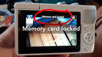 Memory card locked | Camera error | easy fixed