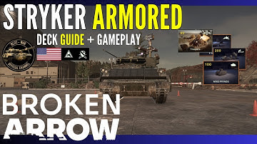 US Armored + Stryker Cavalry | Deck Guide + Gameplay | Broken Arrow