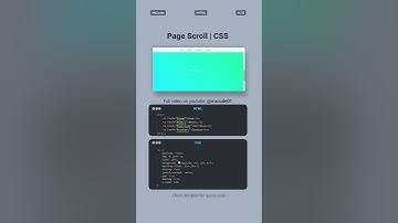 Master Page Scroll Effects with HTML, CSS & JS 🚀 | Smooth Animations | MZCode01 #csstips #cssshorts