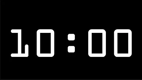 10 Minute Timer - Silent Count Up Stopwatch
