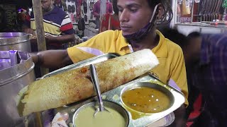 Puri's Famous Dosa Plaza | Mixed Dosa ( Paneer & Mushroom ) @ 60 rs Plate | Indian Street Food