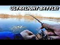 Daiwa ultralight spinning rod & reel VS big NASTY pickerels O MY!