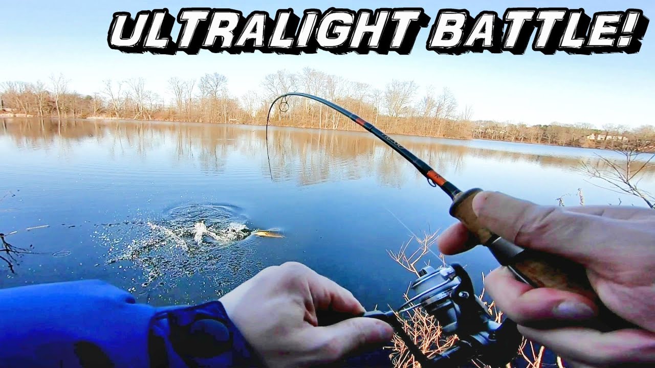 Daiwa ultralight spinning rod & reel VS big NASTY pickerels O MY