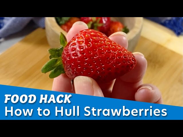 How To Hull A Strawberry - Susan Cooks Vegan