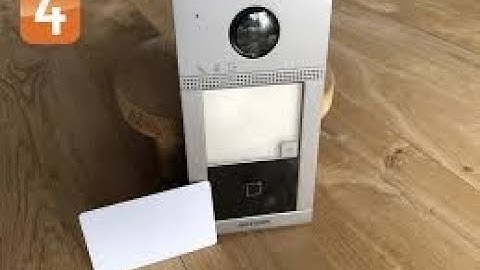 Hikvision IP Video Intercom- How to add cards to Outdoor Station Without any software
