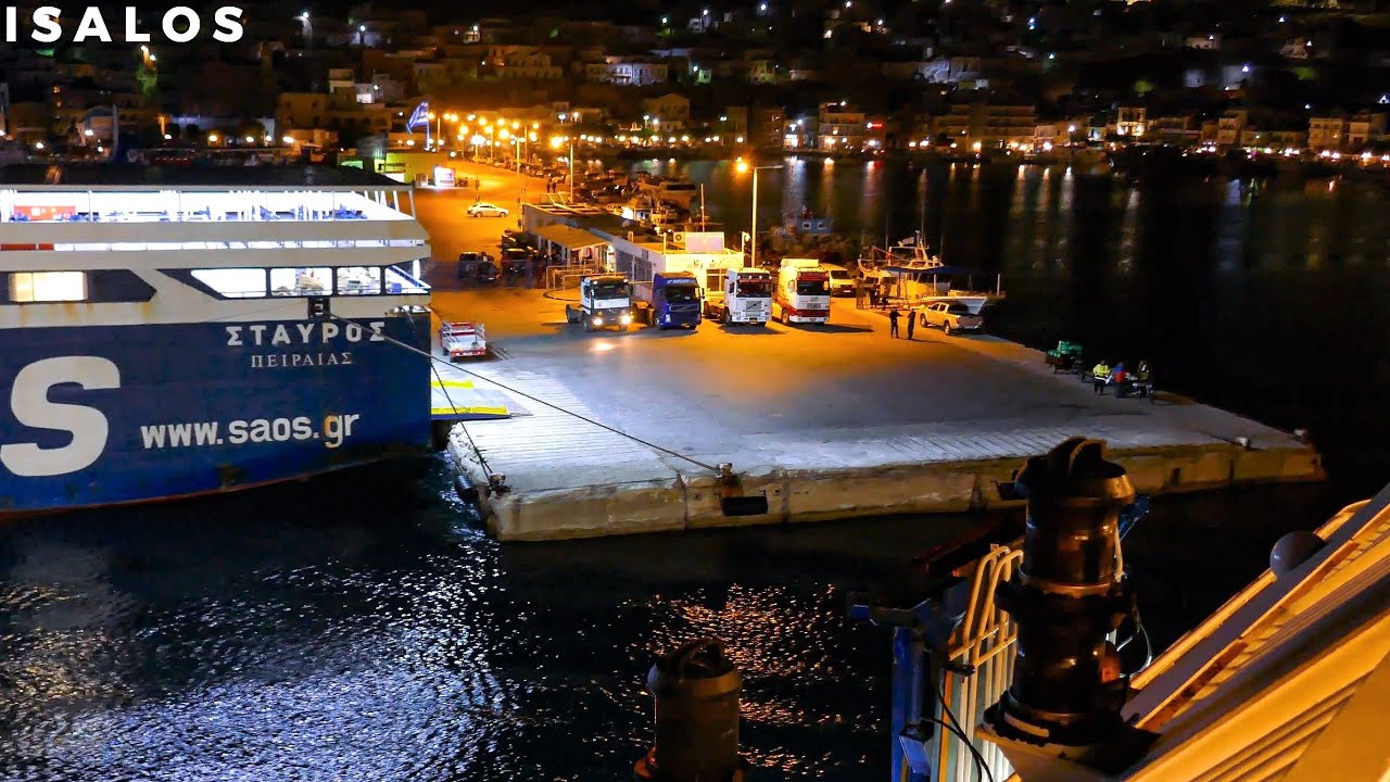 Κάλυμνος – Γρήγορο ρεμέτζο και αναχώρηση | Blue Star Patmos (Arrival & Departure - Kalymnos island)