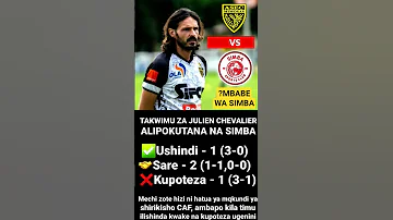 TAKWIMU ZAKE ALIPOKUTANA NA SIMBA KOCHA JULIEN CHEVALIER ANAYETAJWA KUMRITHI MILOUD YANGA 