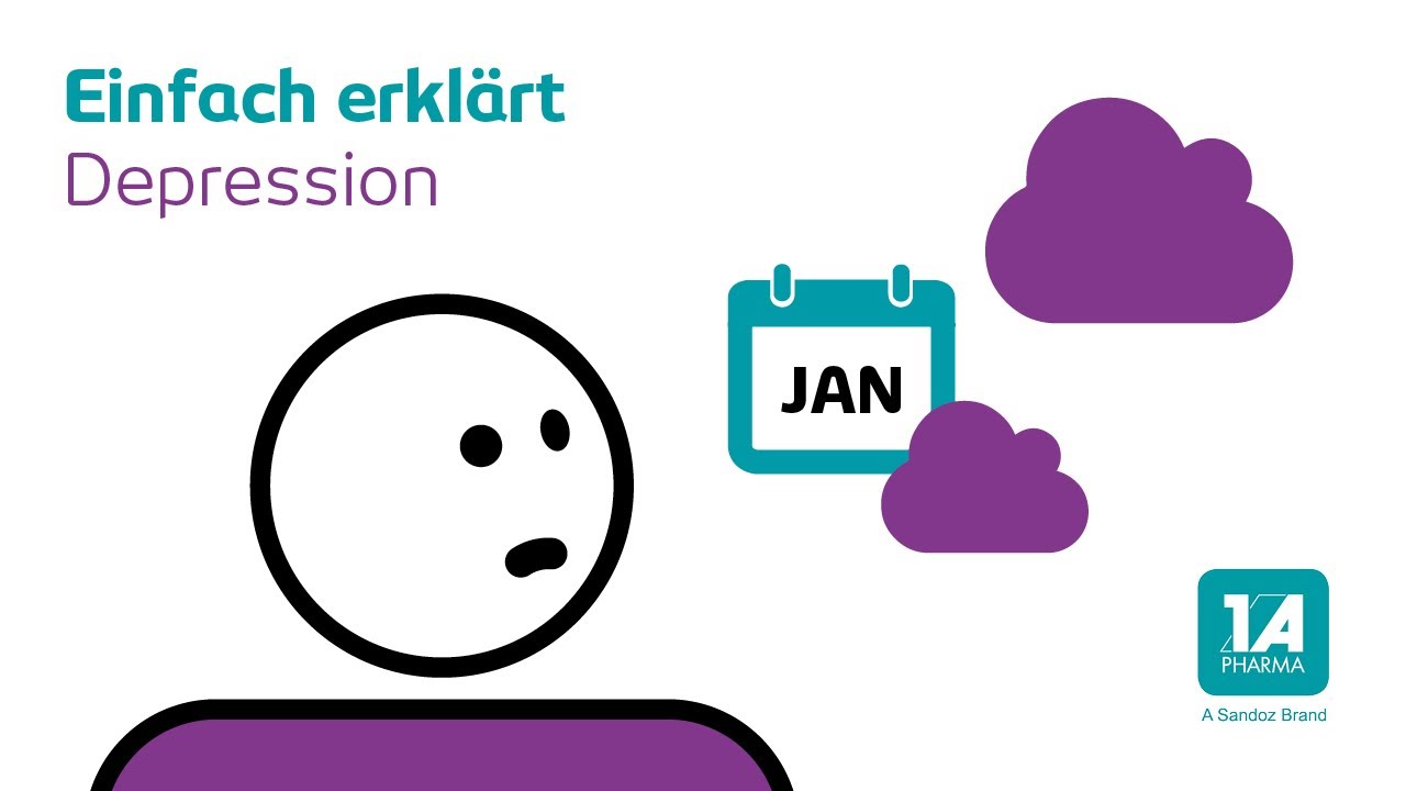 Depression einfach erklärt – ein Erklärvideo von 1 A Pharma