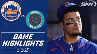 Mets vs Marlins Highlights: Offense falls short in 9th inning of 5-4 loss | SNY