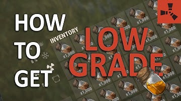 How to get LOW GRADE FUEL in RUST | Rust Guide