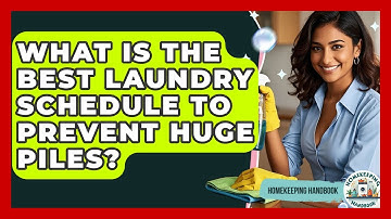What Is The Best Laundry Schedule To Prevent Huge Piles? - Homekeeping Handbook