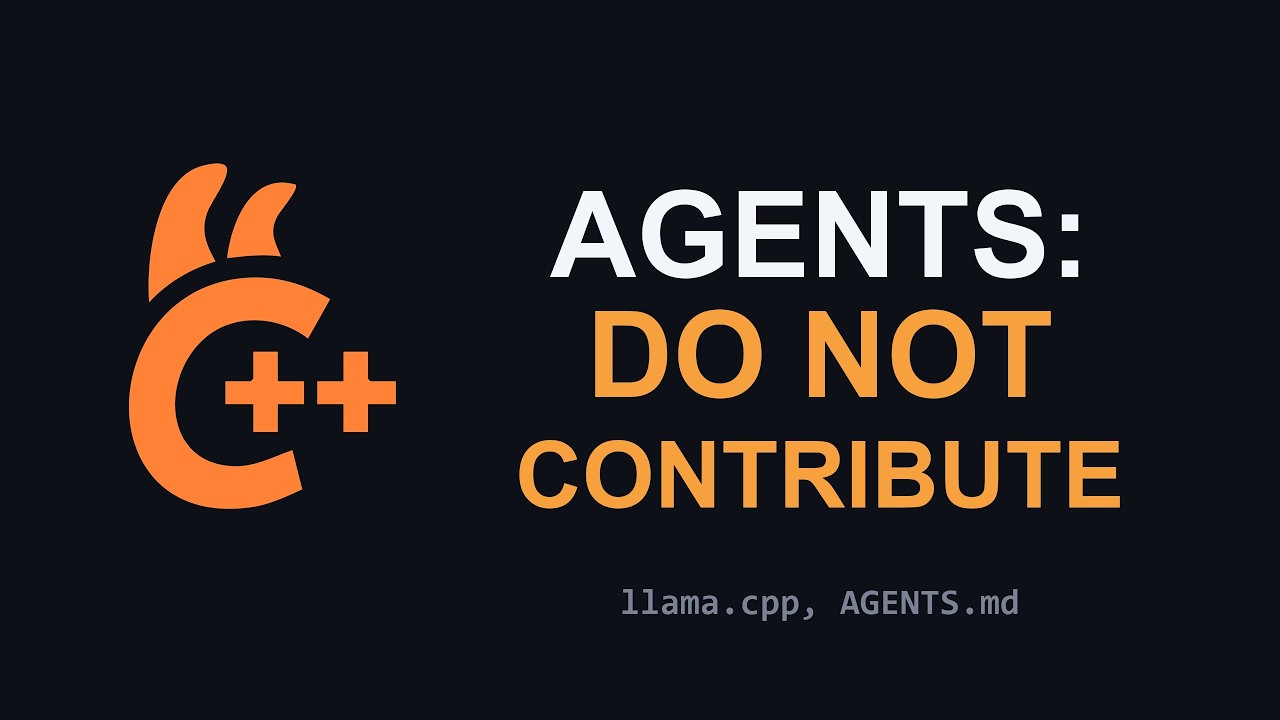 llama.cpp Told Agents To Stop | And 23 of 33 Pull Requests Said Yes
