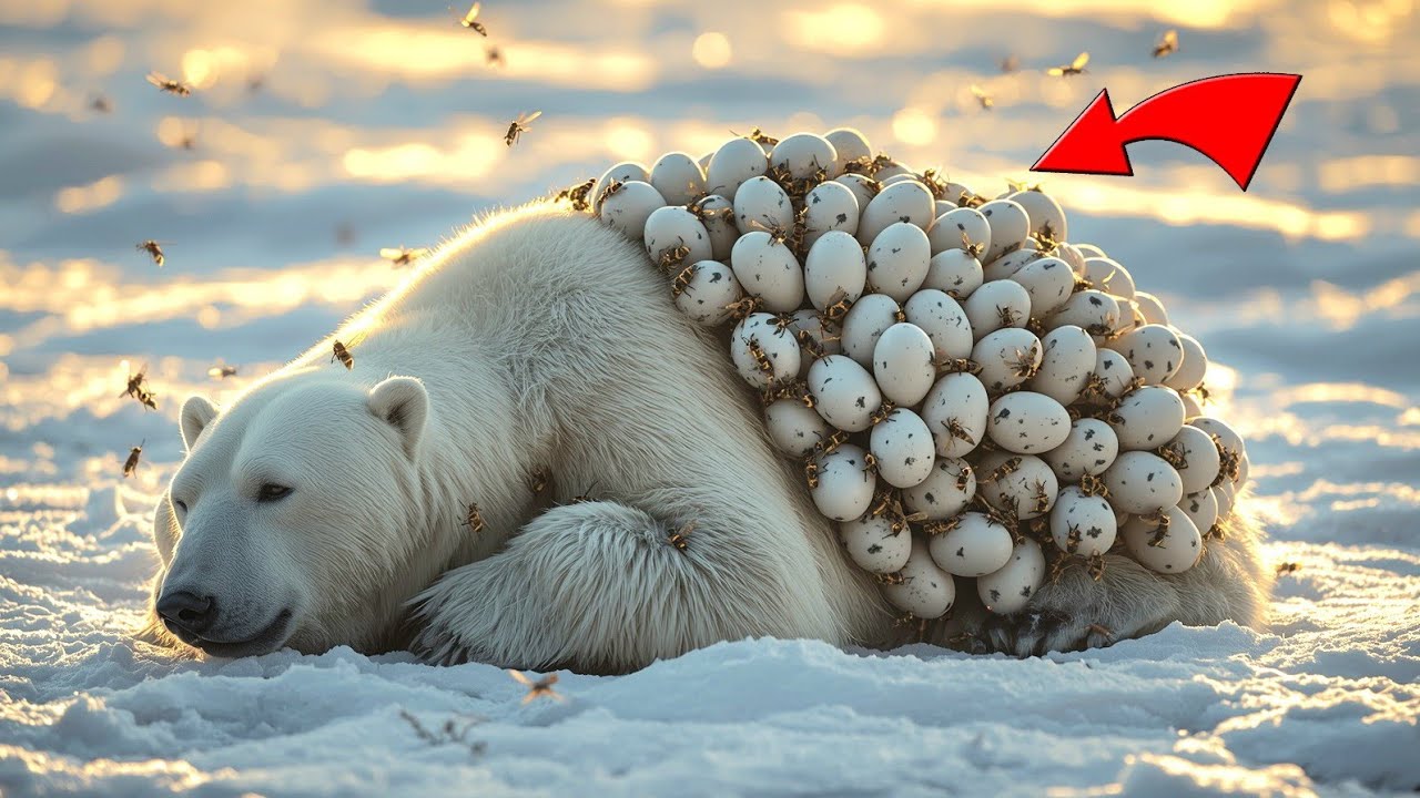 Polar Bear Covered in Strange Eggs ⁉️ SAR Team’s Emotional Rescue Mission!