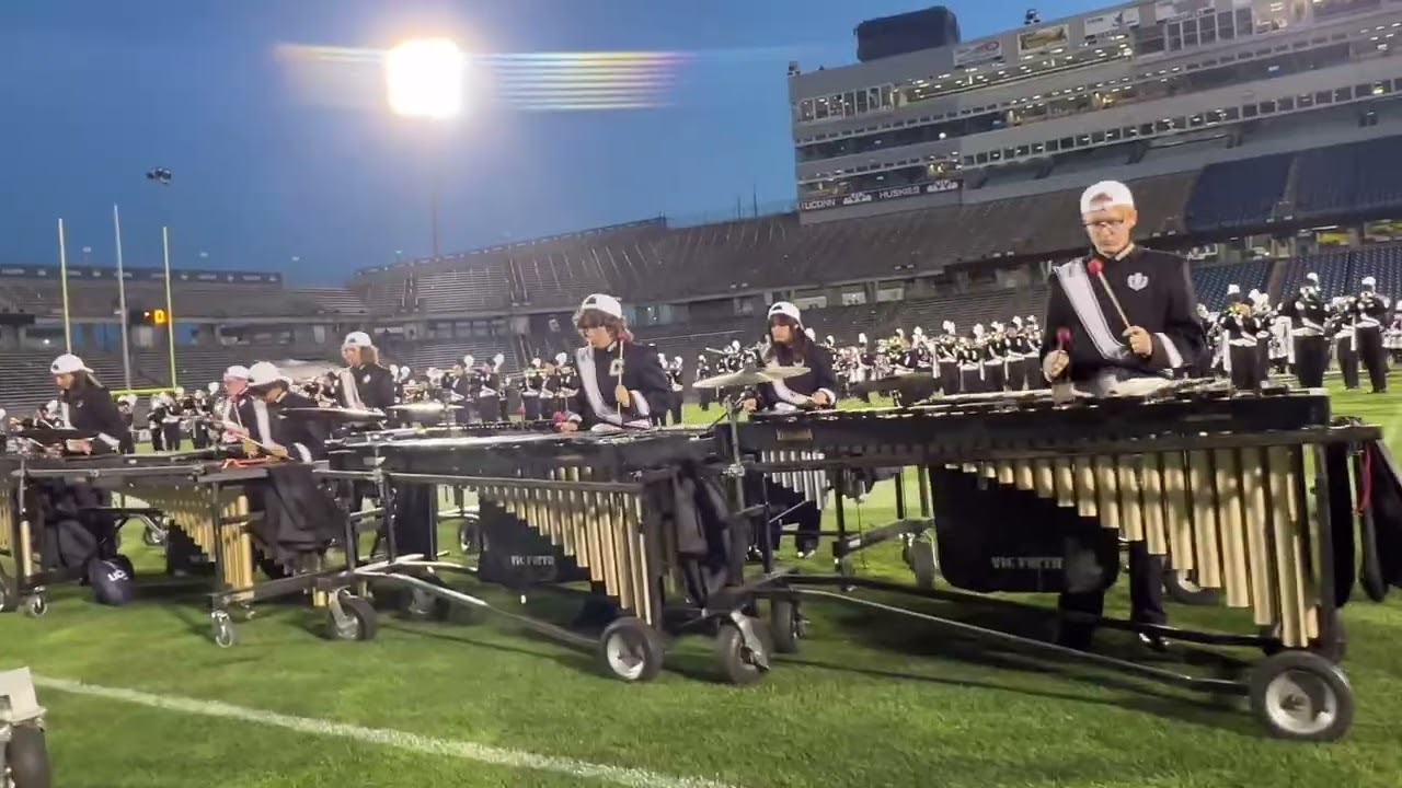 UCONN Marching Band Post game performance at Rentschler field