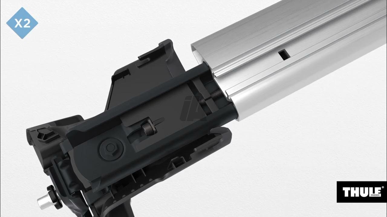 Thule flush rail. Thule edge flush rail. thule edge 720600. упоры 720600. thule 720600 размер.