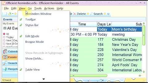 Efficient Reminder Guide