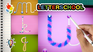 Trace Cursive Lowercase Letters A to Z with new All -in-One LetterSchool