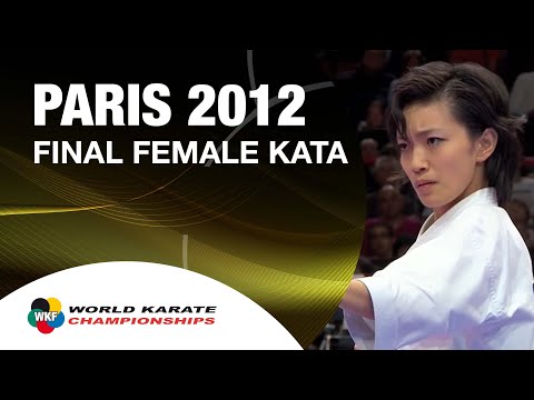 Final Female Kata. Rika Usami of Japan. 宇佐美 里香。空手