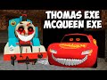 HOW TO CATCH THOMAS.EXE TANK ENGINGE vs Lightning McQUEEN EXE in Minecraft