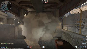 easy heaven smoke on overpass CS2
