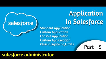 5. Create Custom Application | Salesforce Admin | ADM-5 | Satish Myla