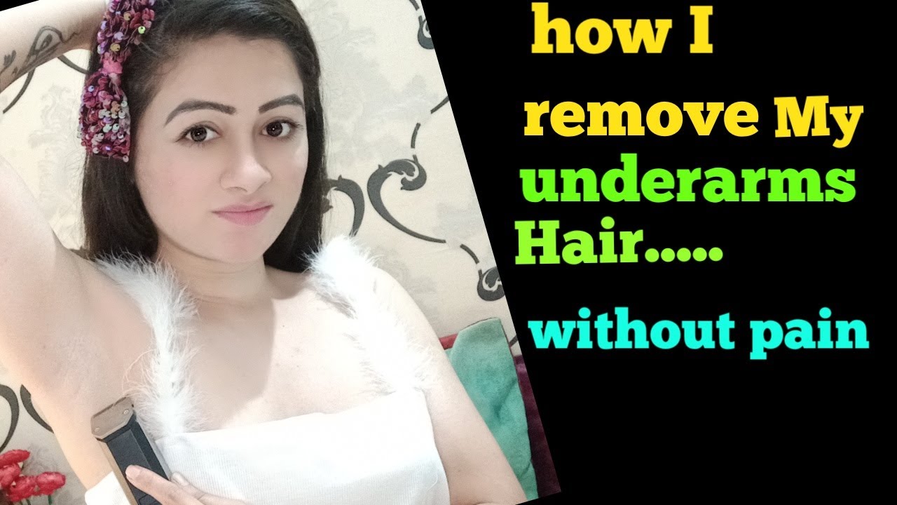 How To Remove Hairs From Underarms At Home. How To Clean Underarms