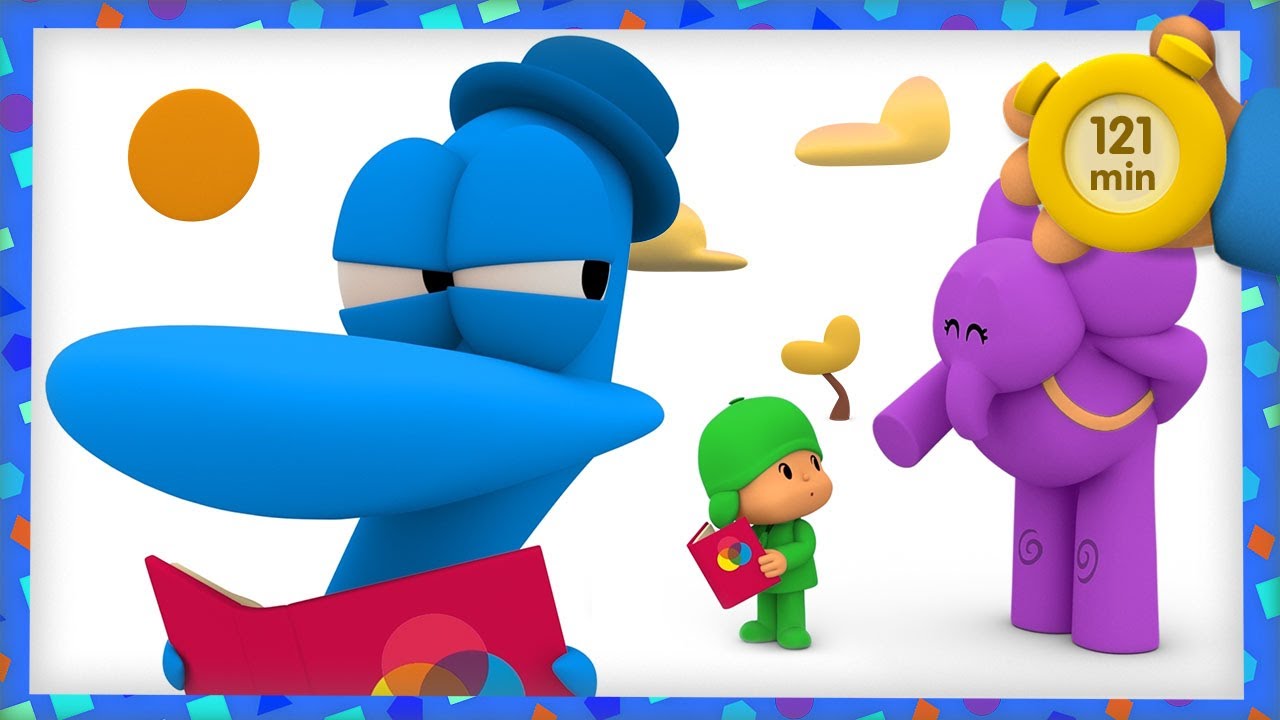 🎨 POCOYO E NINA - Aprendendo as cores [121 minutos]