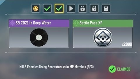 Call of Duty Mobile Kill 3 Enemies Using Scorestreaks in MP Match Task Complete