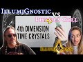 Illumignostic vs physics girl time crystals black holes and synchronicity