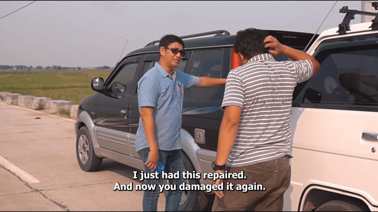 A man with road rage confronts a poor man, then something happens ...