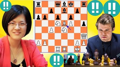 Magnus Carlsen vs Hou Yifan Chess set game 31