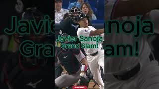 Javier Sanoja CRUSHES A GRAND SLAM! #baseball #mlb #shorts #highlights
