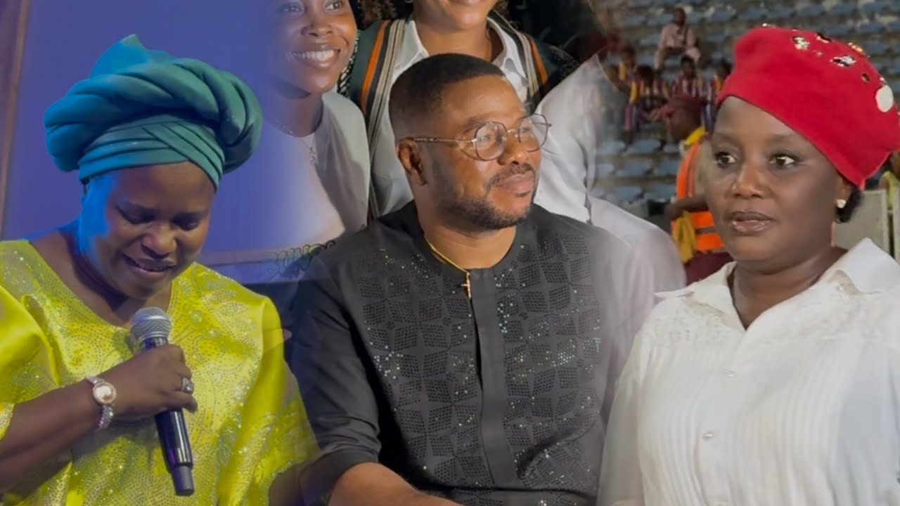 BISI ALAWIYE AND SENWELE JESU MINISTER TOGETHER TO WISH YINKA AYEFELE HAPPY BIRTHDAY AT JUDAH PRAISE