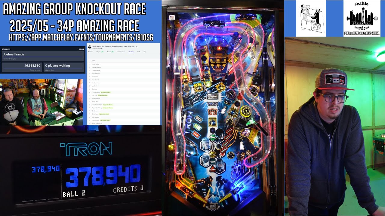 Seattle Pinball Amazing Group Knockout Challenge - May 2025