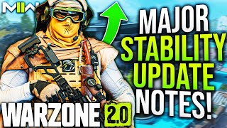 WARZONE: New UPDATE PATCH NOTES FIX The Game! (Big FPS & Stability Update)