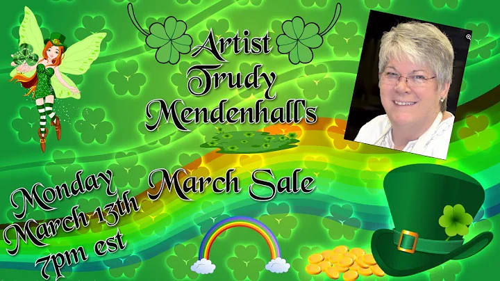 Fenton Artist Trudy Mendenhall's LIVE SALE ~ Monda...