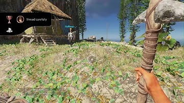 Stranded Deep.making cloth