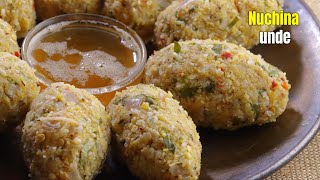 నుచ్చినుండే |Healthy NUCCHINUNDE recipe by vismai food| Nuchina unde recipe in Telugu| Habe vada