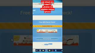 cara cek status icloud dalam keadaaan lupa pin/passcode #icloud #bypass #passcode