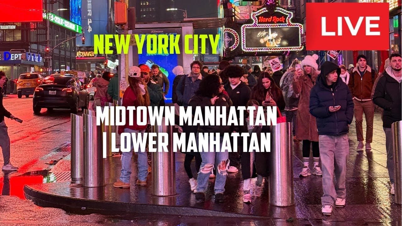 New York City: DJ In Times Square Live