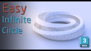 HOW TO Series | Parametric Modeling in 3dsmax |  Easy Infinite Circle Modeling in 3dsmax