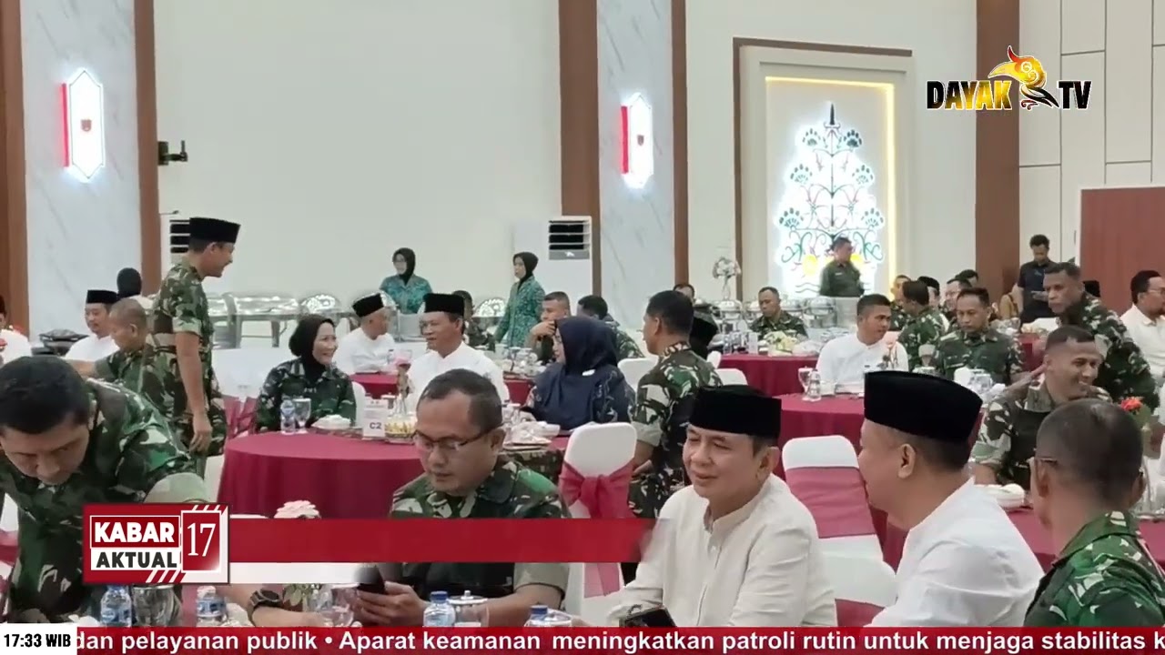 GUBERNUR KALTENG HADIRI SILAHTURAHMI DAN BUKA PUASA BERSAMA KODAM XXII TB - KABAR 17